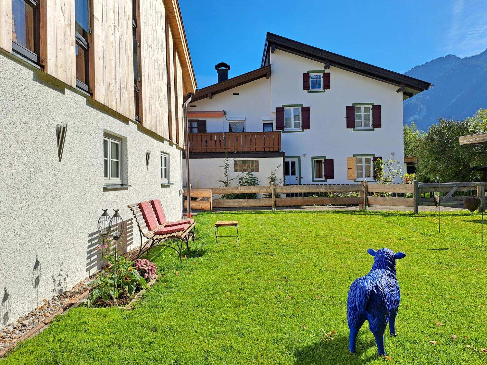 Ferienwohnungen Im Lueftlmalereck, Mussldomahaus Oberammergau Exteriör bild